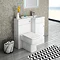 Valencia 900mm Combination Bathroom Suite Unit + Square Toilet Large Image