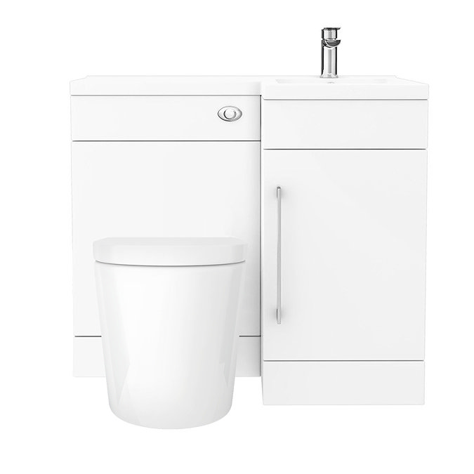 Valencia 900mm Combination Bathroom Suite Unit + Solace Toilet  In Bathroom Large Image