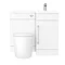 Valencia 900mm Combination Bathroom Suite Unit + Solace Toilet In Bathroom Large Image