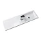 Valencia 995mm Gloss White Wall Hung Basin Unit Standard Large Image