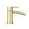 Valencia Brushed Brass Waterfall Bath Shower Mixer incl. Shower Kit  In Bathroom Large Image