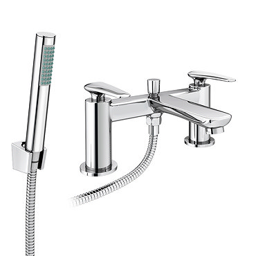 Valencia Joystick Control Lever Bath Shower Mixer incl. Shower Kit  Profile Large Image