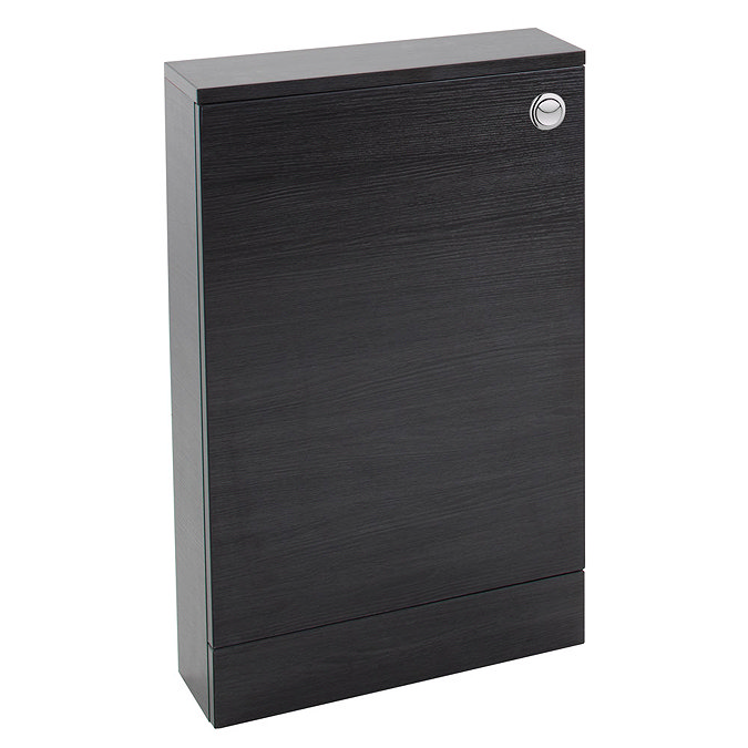 Valencia Mini Black Ash WC Unit + Cistern (Depth 155mm) Large Image