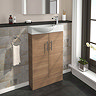 Valencia Mini Oak Vanity Unit - 500mm Wide  Profile Large Image