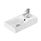 Valencia Mini SQ 1-Door Oak Vanity Unit - 400mm Wide Profile Large Image