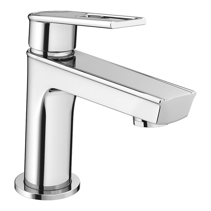 Valencia Modern Single Lever Basin Mixer Tap + Waste  Feature Large Image