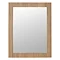 Valencia Naturale Oak Effect Framed Mirror 550 x 700mm Large Image