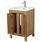 Valencia Naturale Oak Effect Vanity Unit - 550mm Wide  Feature Large Image