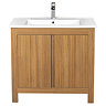 Valencia Naturale Oak Effect Vanity Unit - 850mm Wide  Profile Large Image