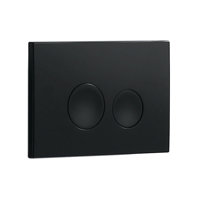 Valencia Wall Hung Toilet with Soft Close Seat (incl. Matt Black Flush + Concealed Cistern Frame)  a