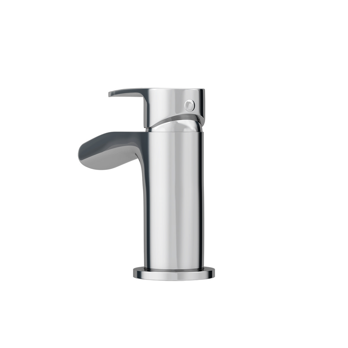 Senlesen Brushed Nickel Waterfall Bathroom Sink Faucet - Single Lever Mixer Tap