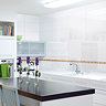 Vancouver Gloss White Wall Tiles - 250 x 400mm  Feature Large Image
