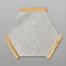 Varallo Hexagon Light Grey Stone & Oak Effect Tiles - 220 x 250mm