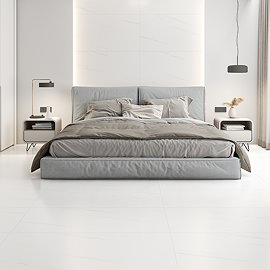 Veleso Large Format Matt Dolomite Marble Effect Wall and Floor Tiles - 600 x 1200mm