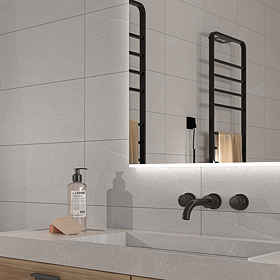 Venado Light Grey Stone Effect Wall and Floor Tiles - 300 x 600mm