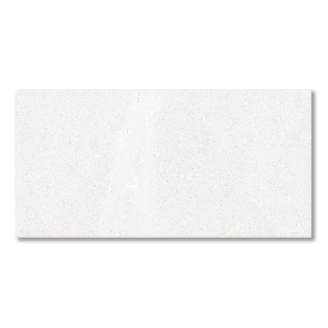 Alana White Stone Effect Wall and Floor Tiles - 300 x 600mm