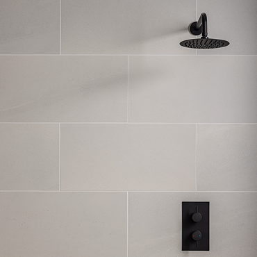 Alana White Stone Effect Wall and Floor Tiles - 300 x 600mm