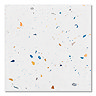 Venezia White Terrazzo Effect Wall & Floor Tiles - 185 x 185mm