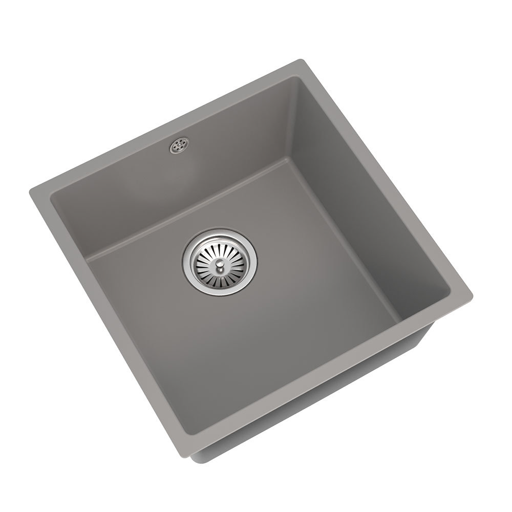 Venice 1.0 Bowl Matt Grey Undermount Composite Kitchen Sink