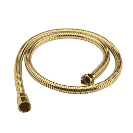 Venice 1.5m Brushed Brass Shower Flex Hose Large Image