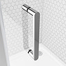 Venice 1000 x 1000mm Bi-Fold Door Shower Enclosure + Pearlstone Tray