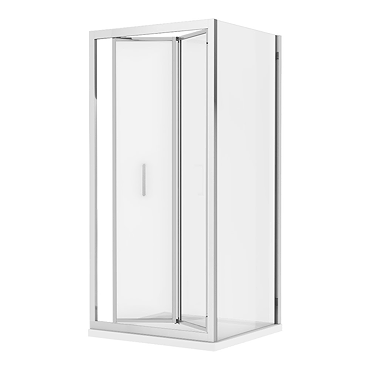 Venice 1000 x 1000mm Bi-Fold Door Shower Enclosure + Pearlstone Tray