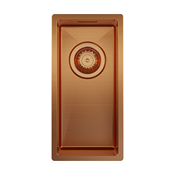 Venice 210 x 430mm Copper 0.5 Undermount Kitchen Sink + Waste