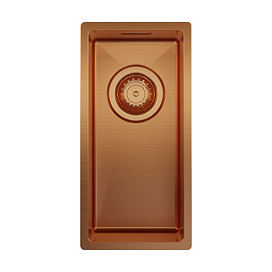 Venice 210 x 430mm Copper 0.5 Undermount Kitchen Sink + Waste