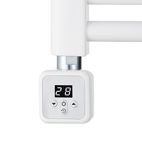 Venice 300W Square Digital Thermostatic Heating Element White