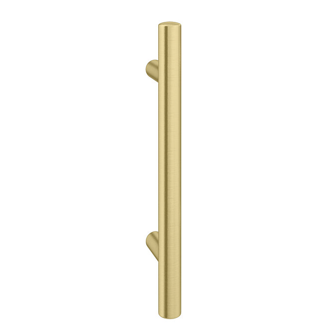Venice 350x300mm Gloss White Tallboy Unit with Brushed Brass Handles  Profile Large Image