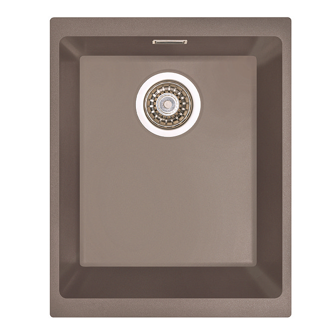 Venice 370 x 460mm Granite Taupe 1.0 Undermount Kitchen Sink & Waste