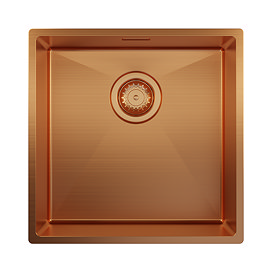 Venice 430 x 430mm Copper 1.0 Undermount Kitchen Sink + Waste