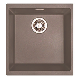 Venice 430 x 460mm Granite Taupe 1.0 Undermount Kitchen Sink & Waste