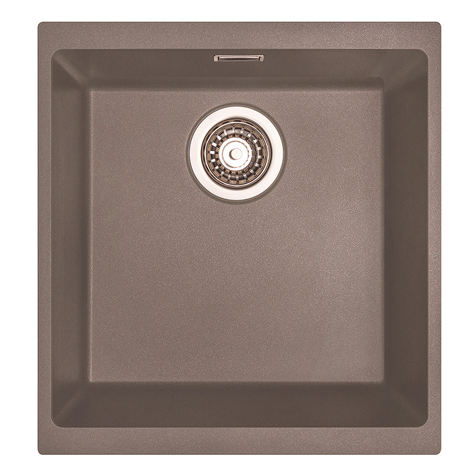 Venice 430 x 460mm Granite Taupe 1.0 Undermount Kitchen Sink & Waste