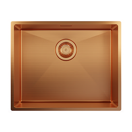 Venice 530 x 430mm Copper 1.0 Undermount Kitchen Sink + Waste