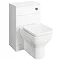 Venice 560mm Gloss White Vanity Unit + Toilet Package  Feature Large Image