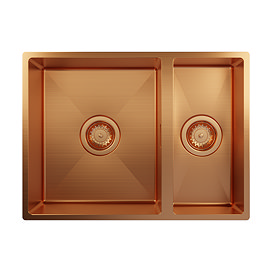 Venice 580 x 430mm Copper 1.5 Undermount/Inset Kitchen Sink + Waste