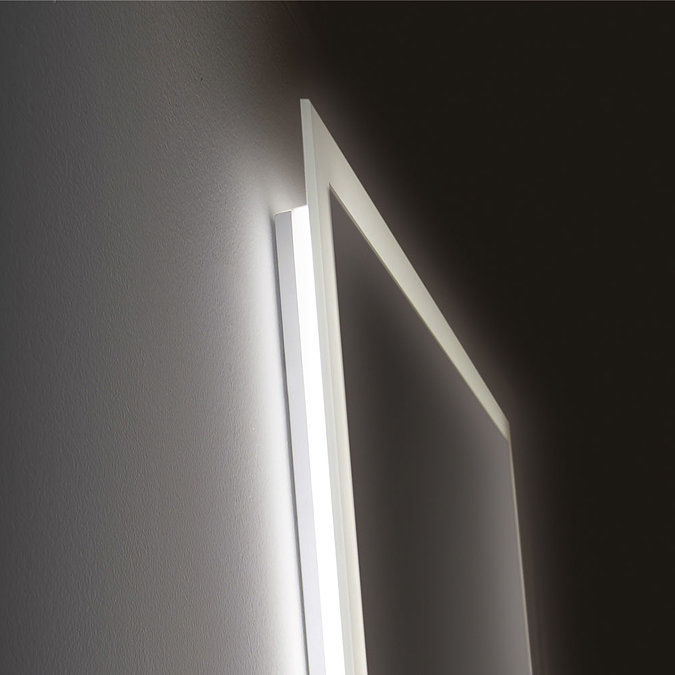 Venice 600 x 800mm Rectangular LED Illuminated Anti-Fog Bathroom Mirror Feature Large Image