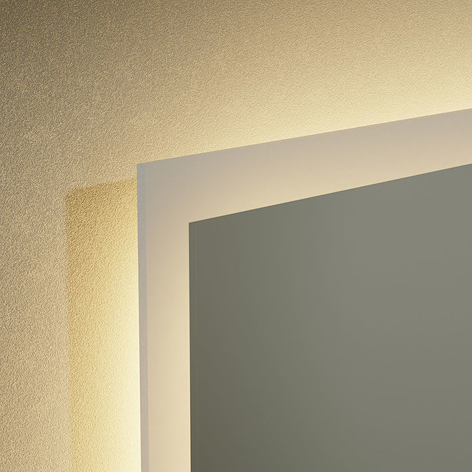 Venice 600 x 800mm Rectangular LED Illuminated Anti-Fog Bathroom Mirror  Standard Large Image