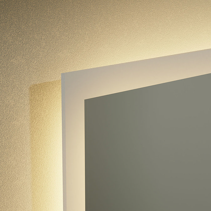 Venice 600 x 800mm Rectangular LED Illuminated Anti-Fog Bathroom Mirror Standard Large Image