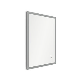 Venice 600 x 800mm Rectangular LED Illuminated Anti-Fog Bathroom Mirror Large Image