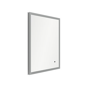 Venice 600 x 800mm Rectangular LED Illuminated Anti-Fog Bathroom Mirror Large Image