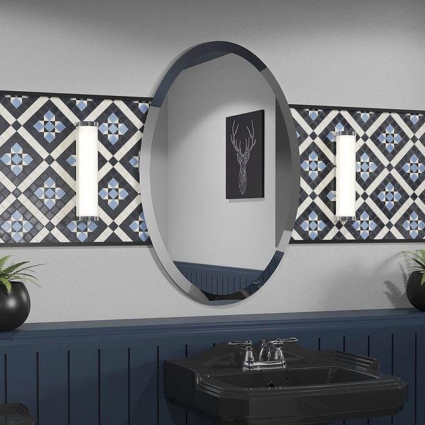 Venice 600 x 900mm Oval Bevelled Mirror