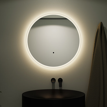 Venice 600mm Round LED Illuminated Anti-Fog Bathroom Mirror  Profile Large Image