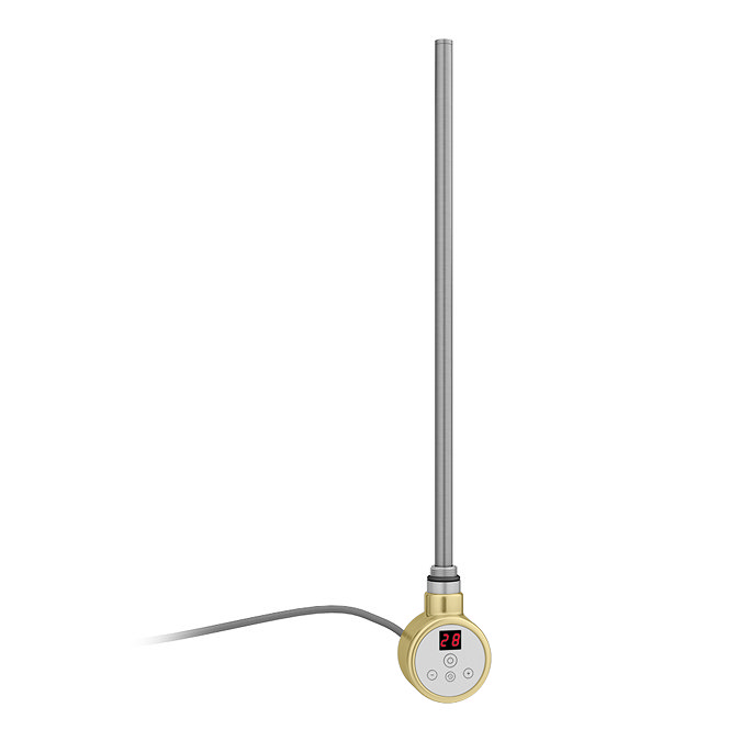 Venice 600W Digital Thermostatic Heating Element - Brushed Brass