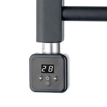 Venice 600W Square Digital Thermostatic Heating Element Anthracite