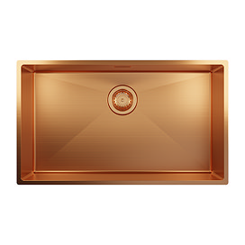 Venice 730 x 430mm Copper 1.0 Undermount Kitchen Sink + Waste