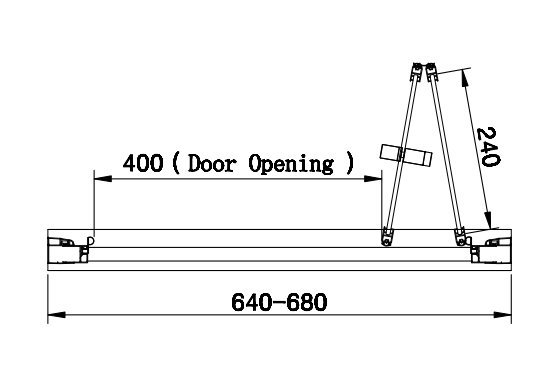 Venice 700 x 1900 Bi-Fold Shower Door