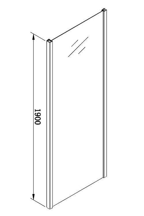 Venice 700 x 1900mm Side Panel