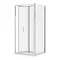 Venice 760 x 760mm Bi-Fold Door Shower Enclosure + Pearlstone Tray